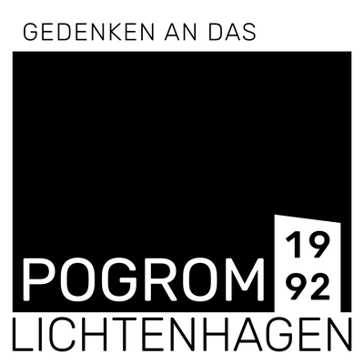 Gedenken an das Pogrom. Lichtenhagen 1992.