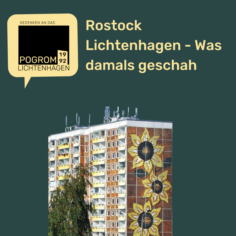 Rostock Lichtenhagen Was damals geschah Stadtgestalten Rostock